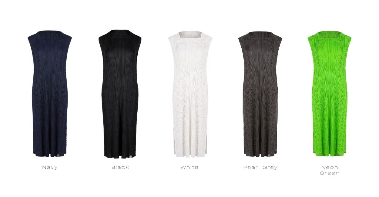 Square Neck Long Dress