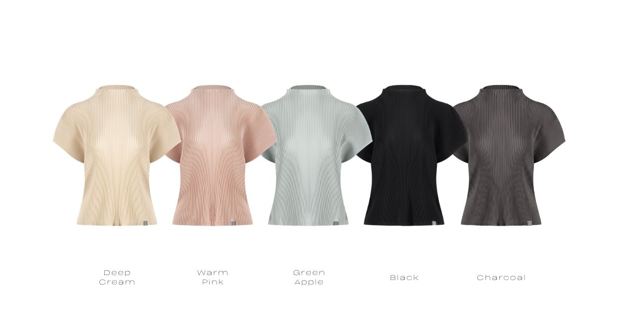 Linguine Mockneck Crop Top