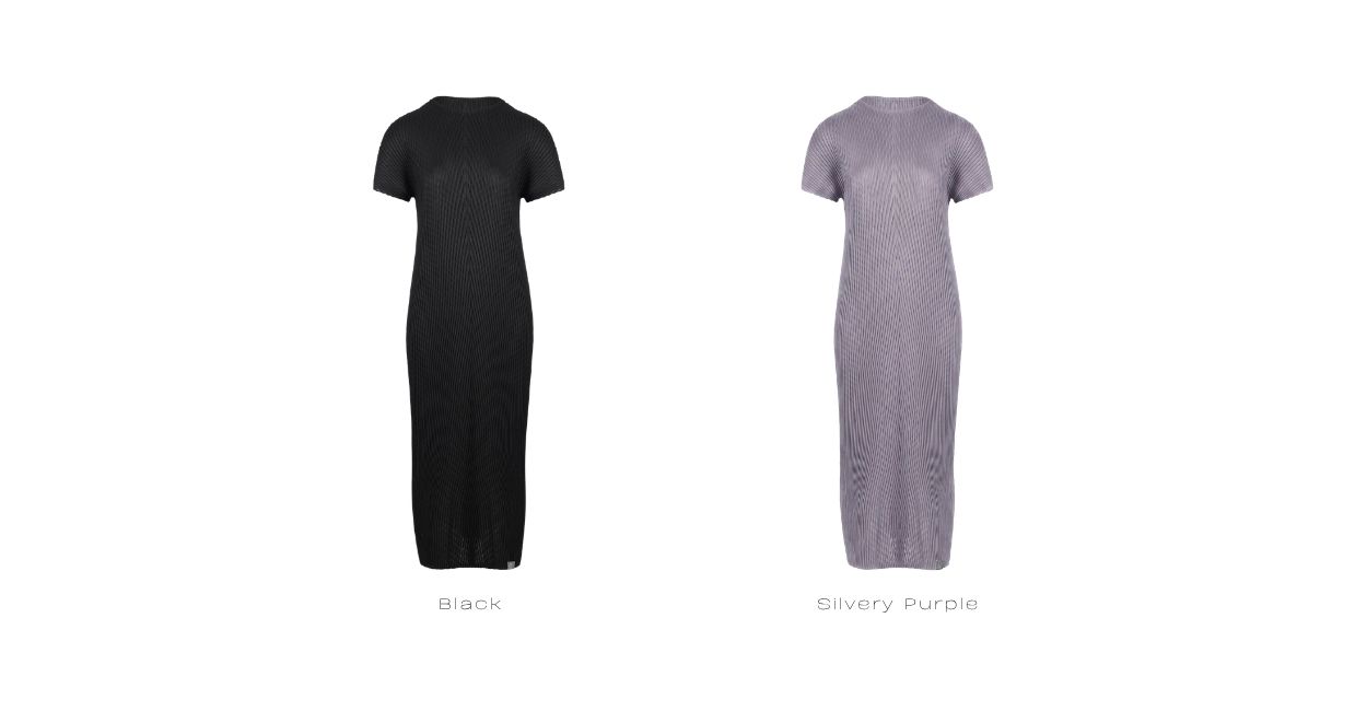 Fusilli Cap Sleeve Dress