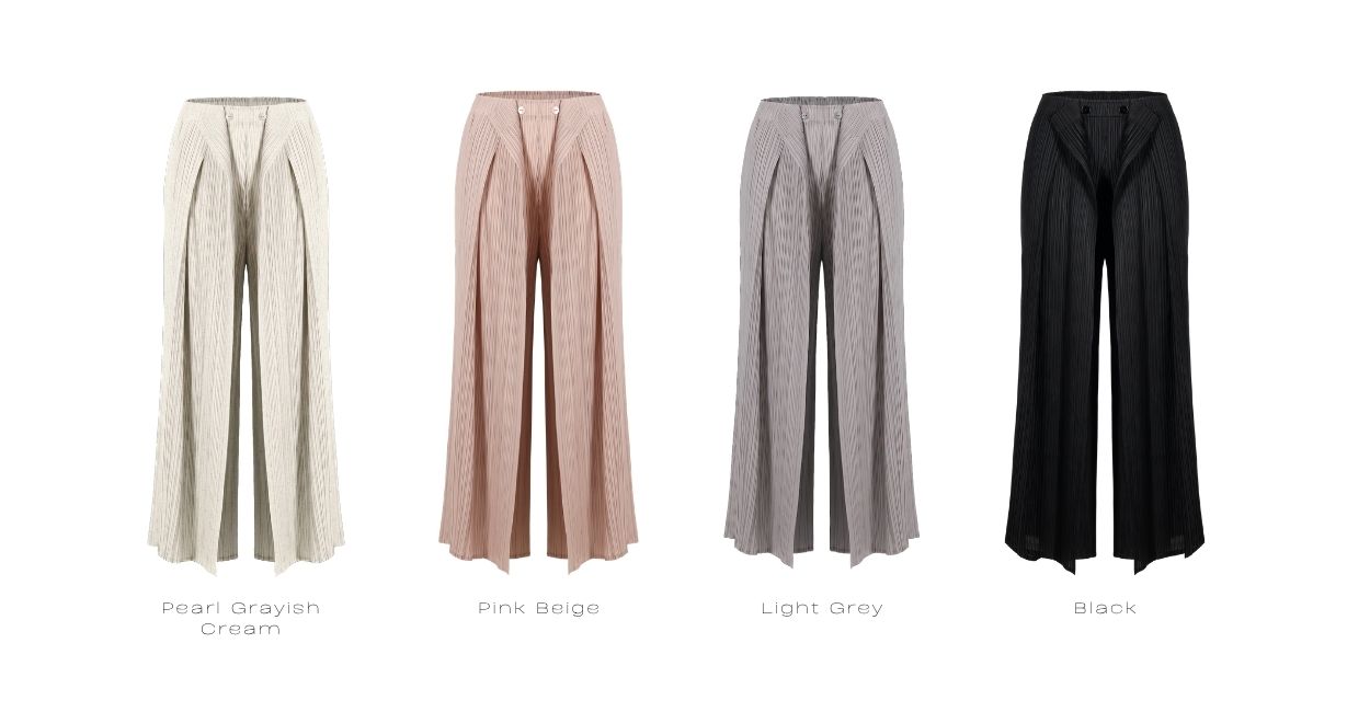 Button Wide Pants