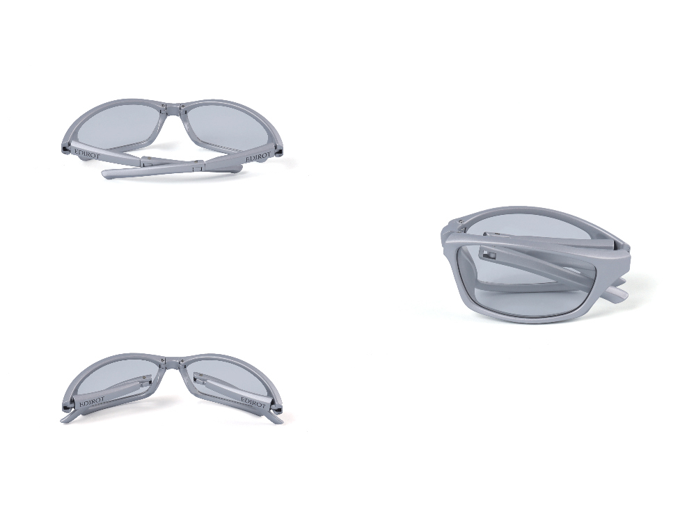 [에딜롯]EDIROT - Folding Glasses Photochromic (Siver / Clear - Smoke)