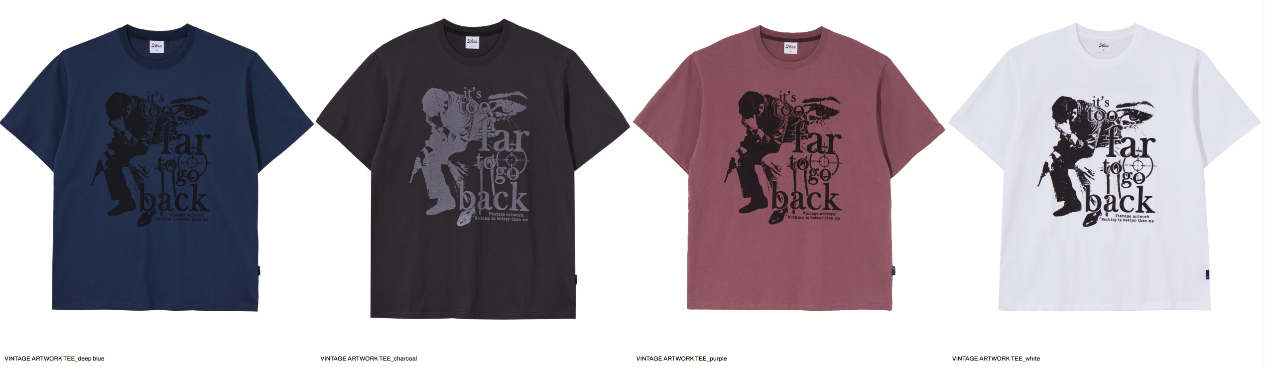 [나띵이즈베럴댄미]VINTAGE ARTWORK TEE