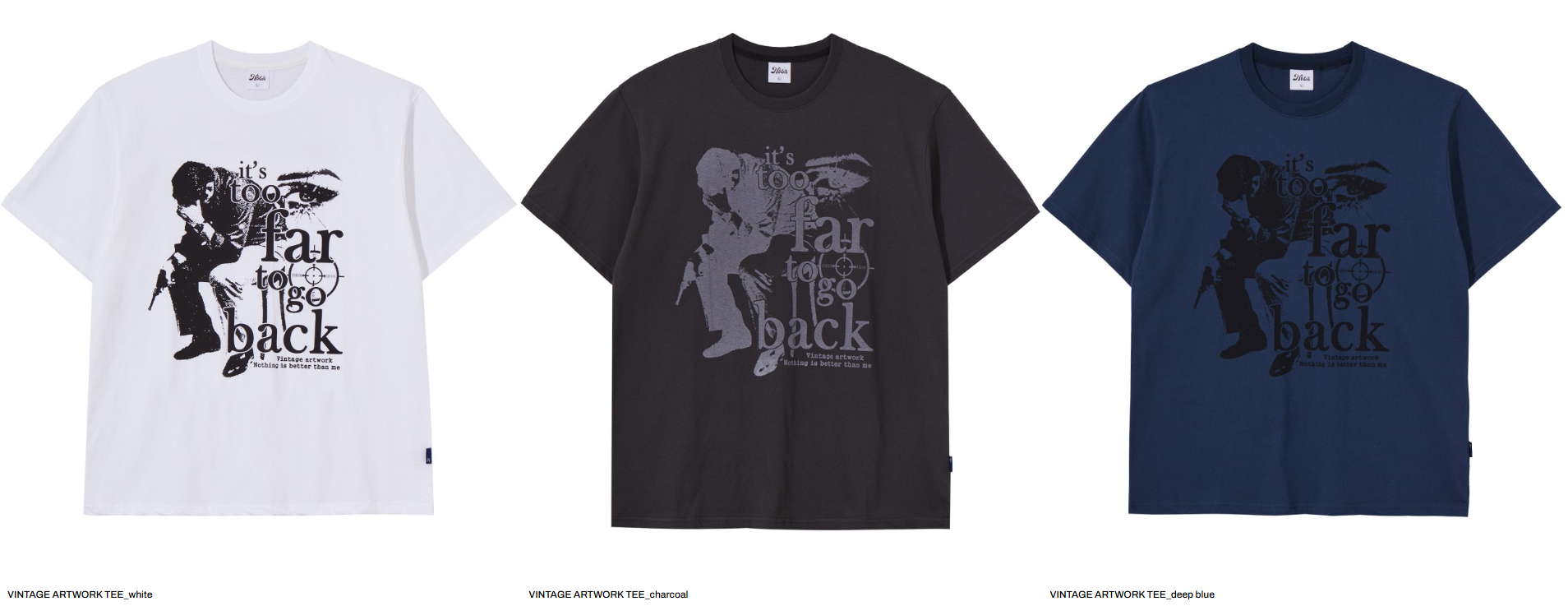 [나띵이즈베럴댄미]VINTAGE ARTWORK TEE