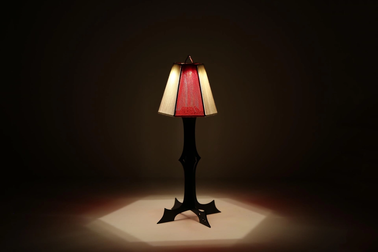 [어나더캠퍼]Lamp Shade [Ivory/red] 6 side