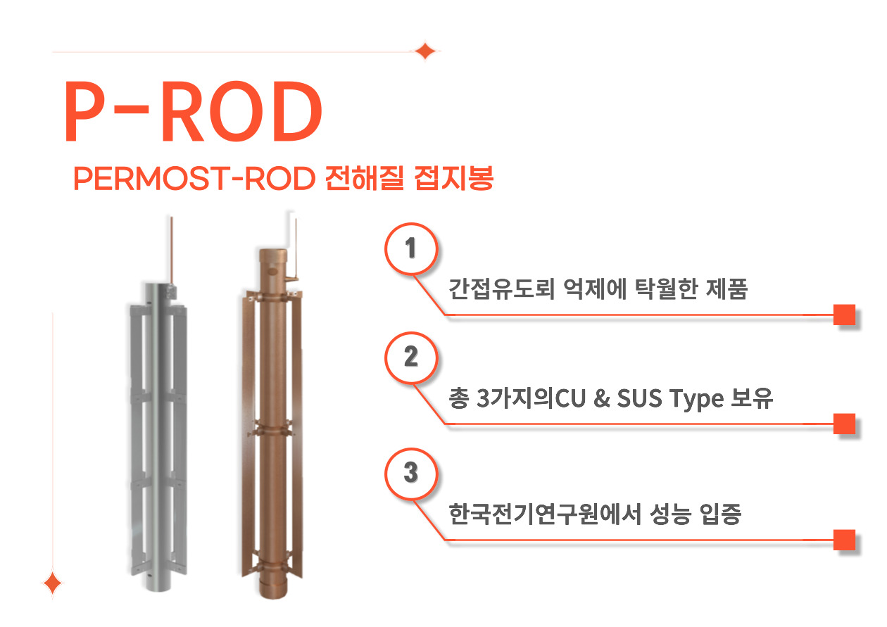 P-ROD 전해질 접지봉 : SUNKWANG