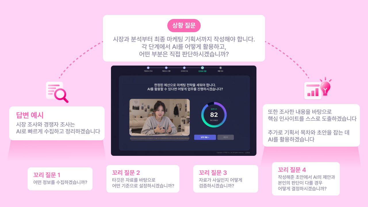 AI면접, 꼬리질문, 면접 질문