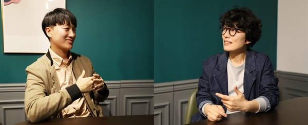 (순서대로)최영석 대표와 오영미 대표