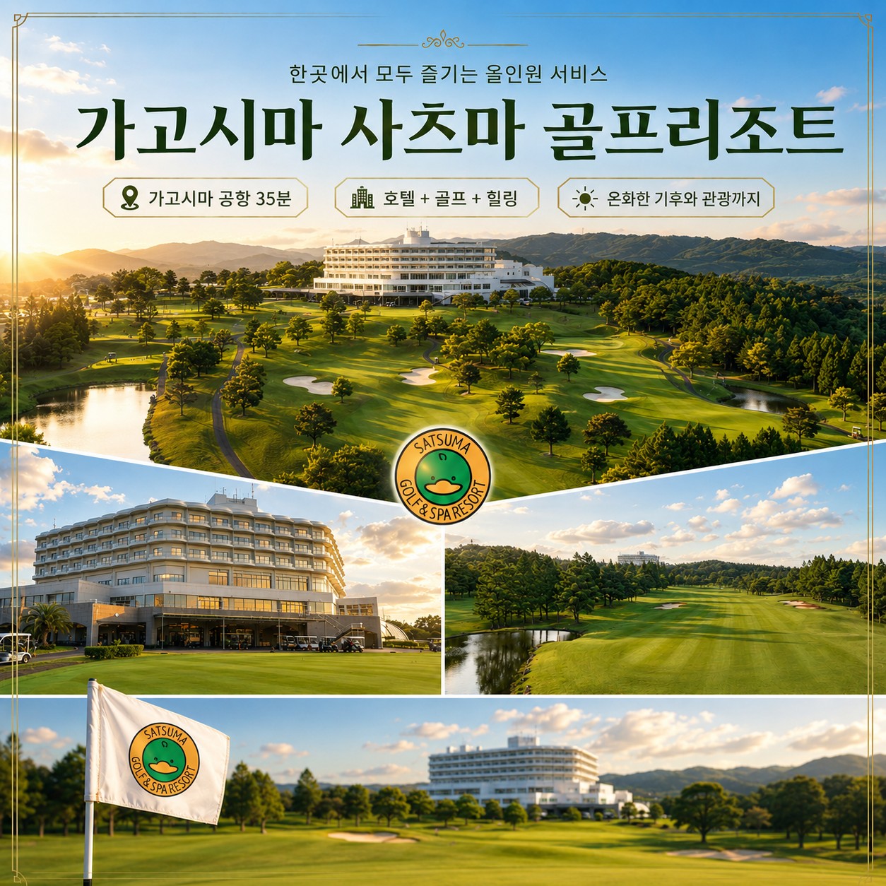 ⛳️ 가고시마 사츠마 골프 리조트