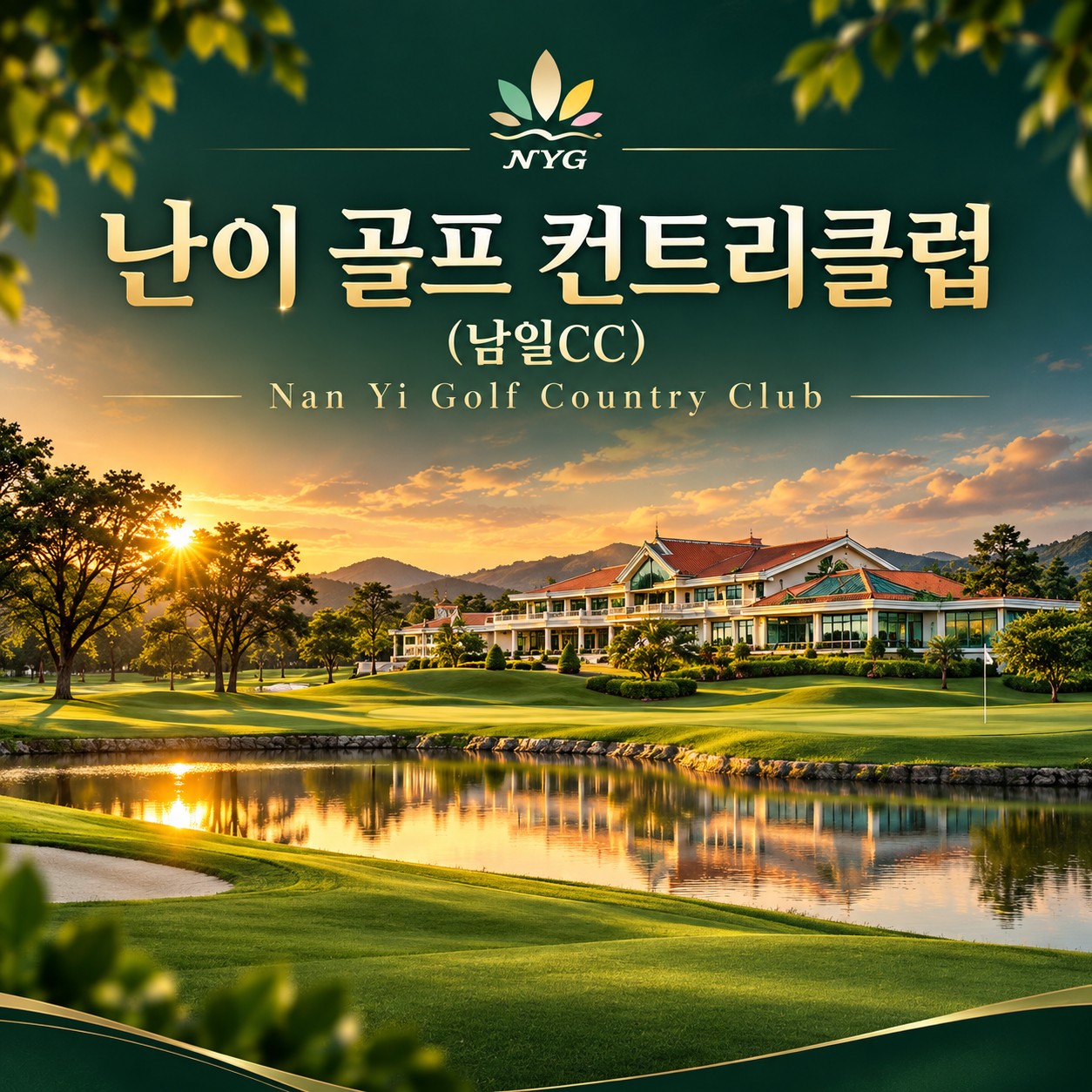 ⛳대만 가오슝 하워드 3색 골프⛳