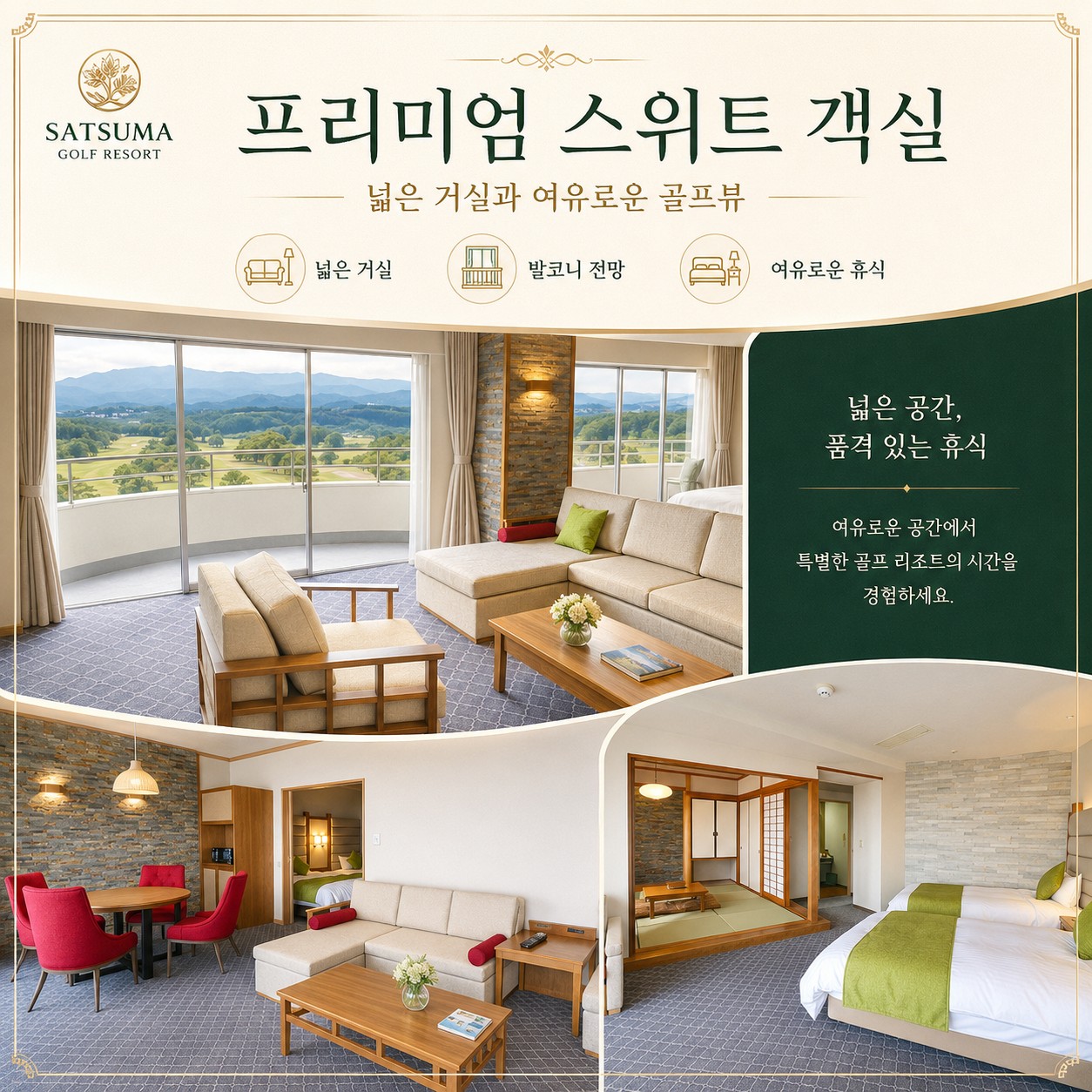 ⛳️ 가고시마 사츠마 골프 리조트