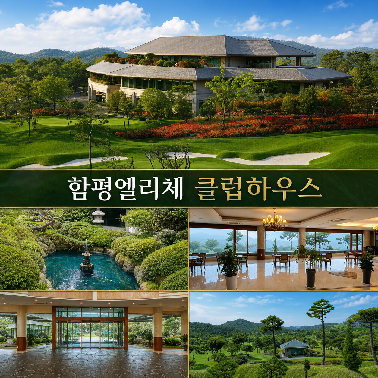 ⛳ 함평 엘리체 컨트리클럽 2박3일 54홀 초특가