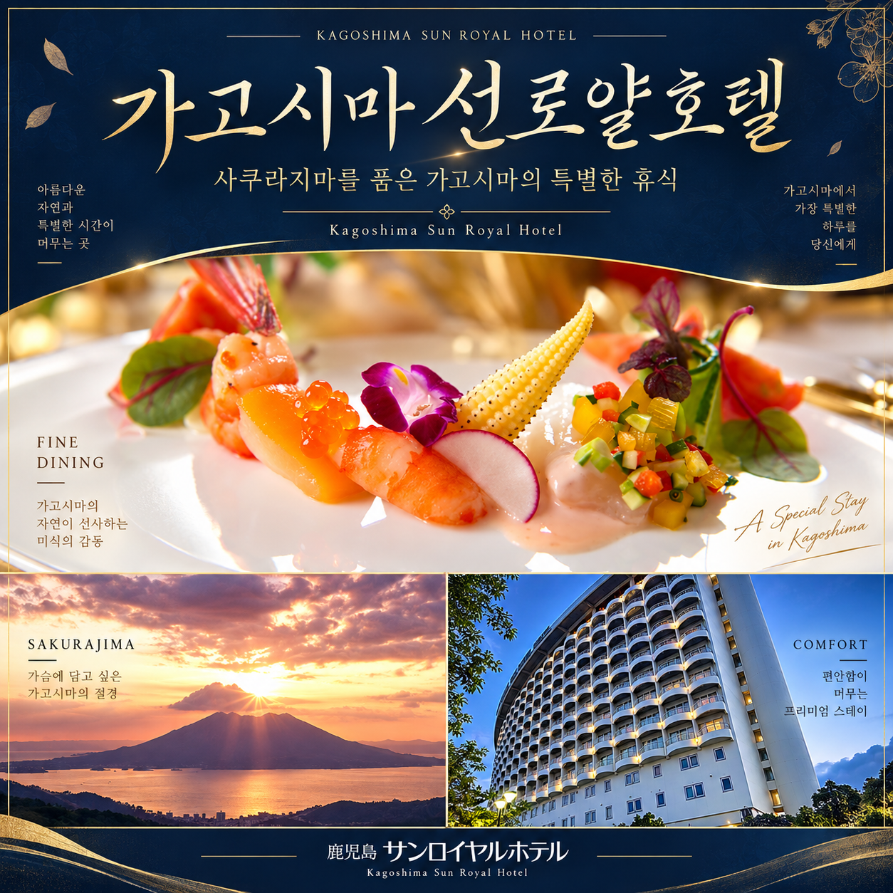 ⛳️ 가고시마 썬로얄 온천호텔 시티 2색 골프
