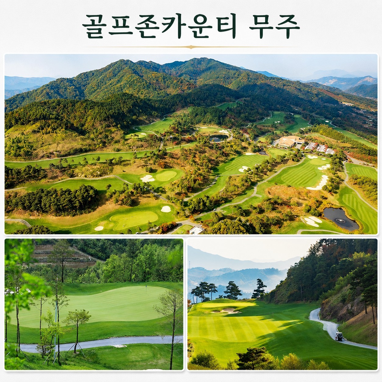 🔥 해발 약 500m에서 즐기는 무주 2색 시원한 라운딩