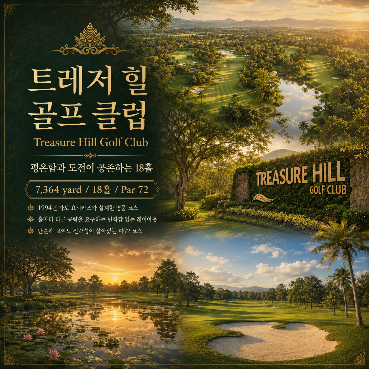 ⛳ 태국 파타야 럭셔리 풀빌라 골프 ❤