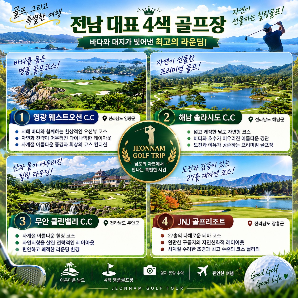 ⛳️전라남도 골프 가을 특가 [10월~11월]