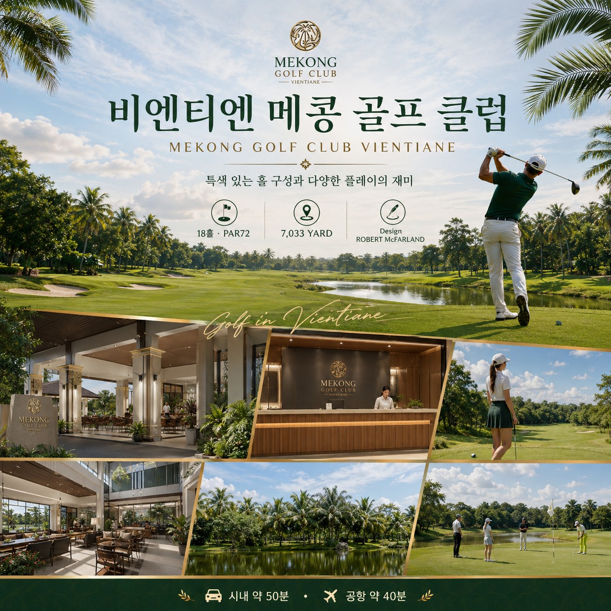 ⛳️ [동계시즌] 라오스 비엔티안 시티호텔 골프