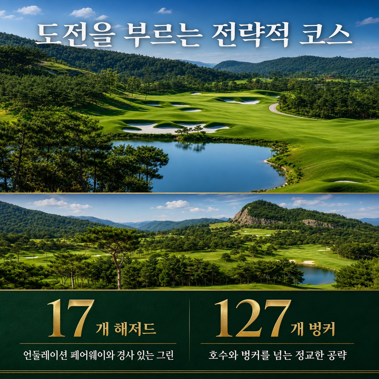 ⛳ 함평 엘리체 컨트리클럽 2박3일 54홀 초특가