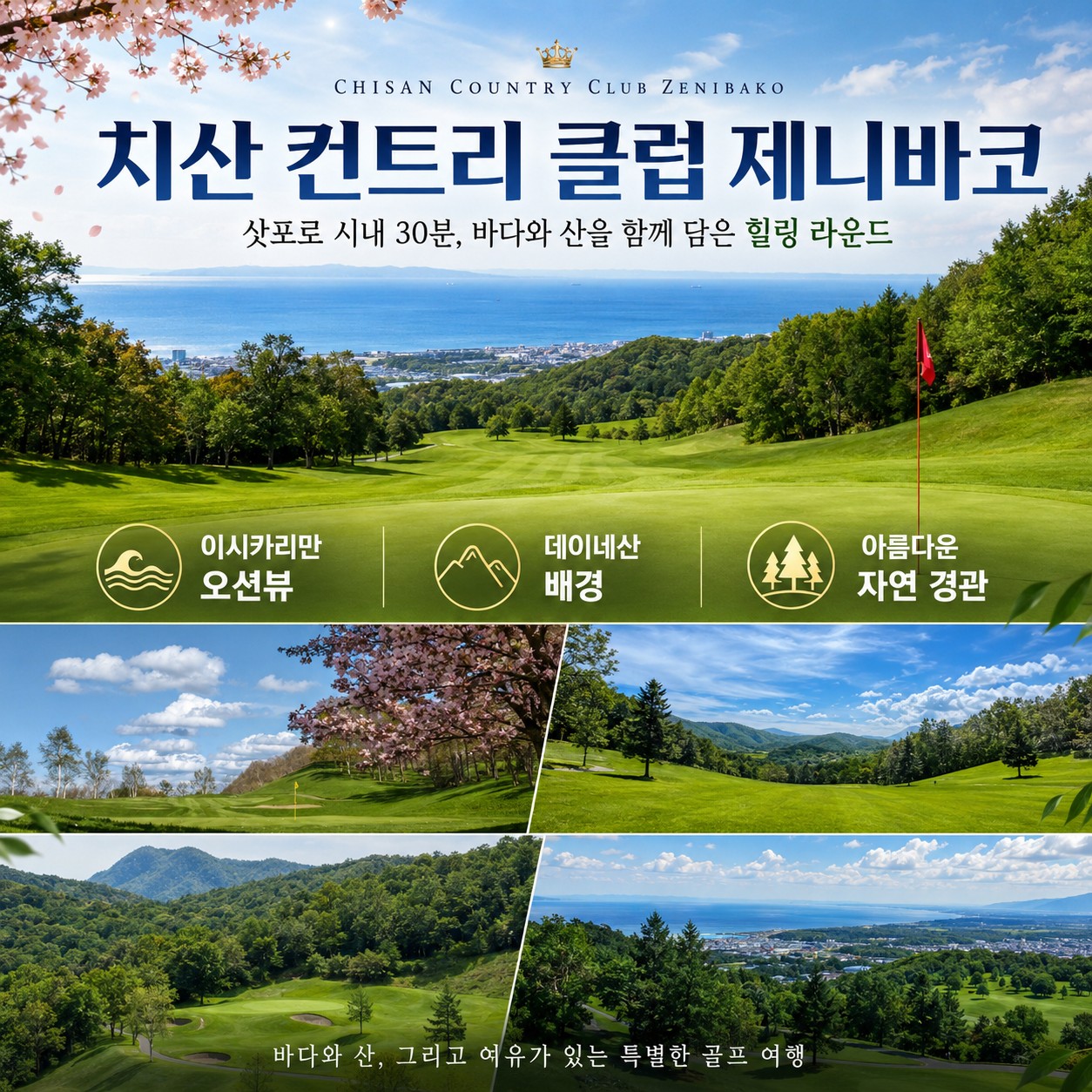 ⛳삿포로 시내 2색 실속 골프⛳