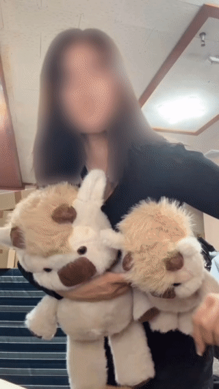 보들보들 송아지인형