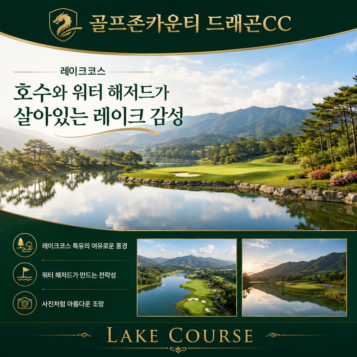 ⛳️남원 골프여행 특가 골프존카운티 드래곤CC🌹