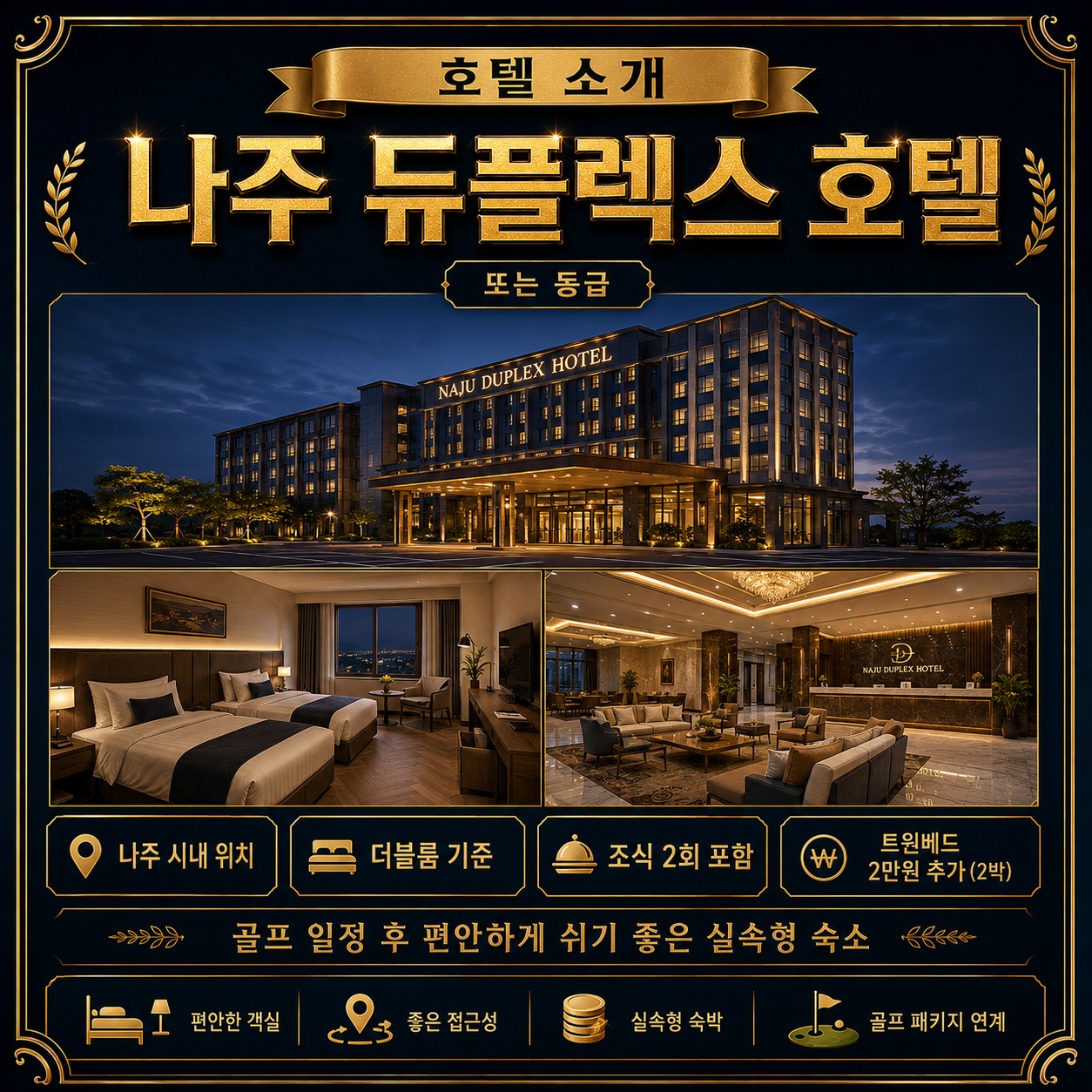 ⛳️[7월]전남 2박3일 골프휴가 특가