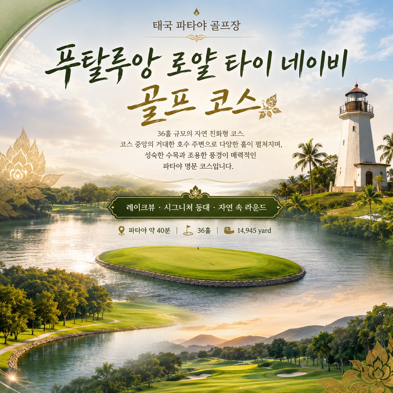 ⛳ 태국 파타야 동계 가성비 골프 ❤