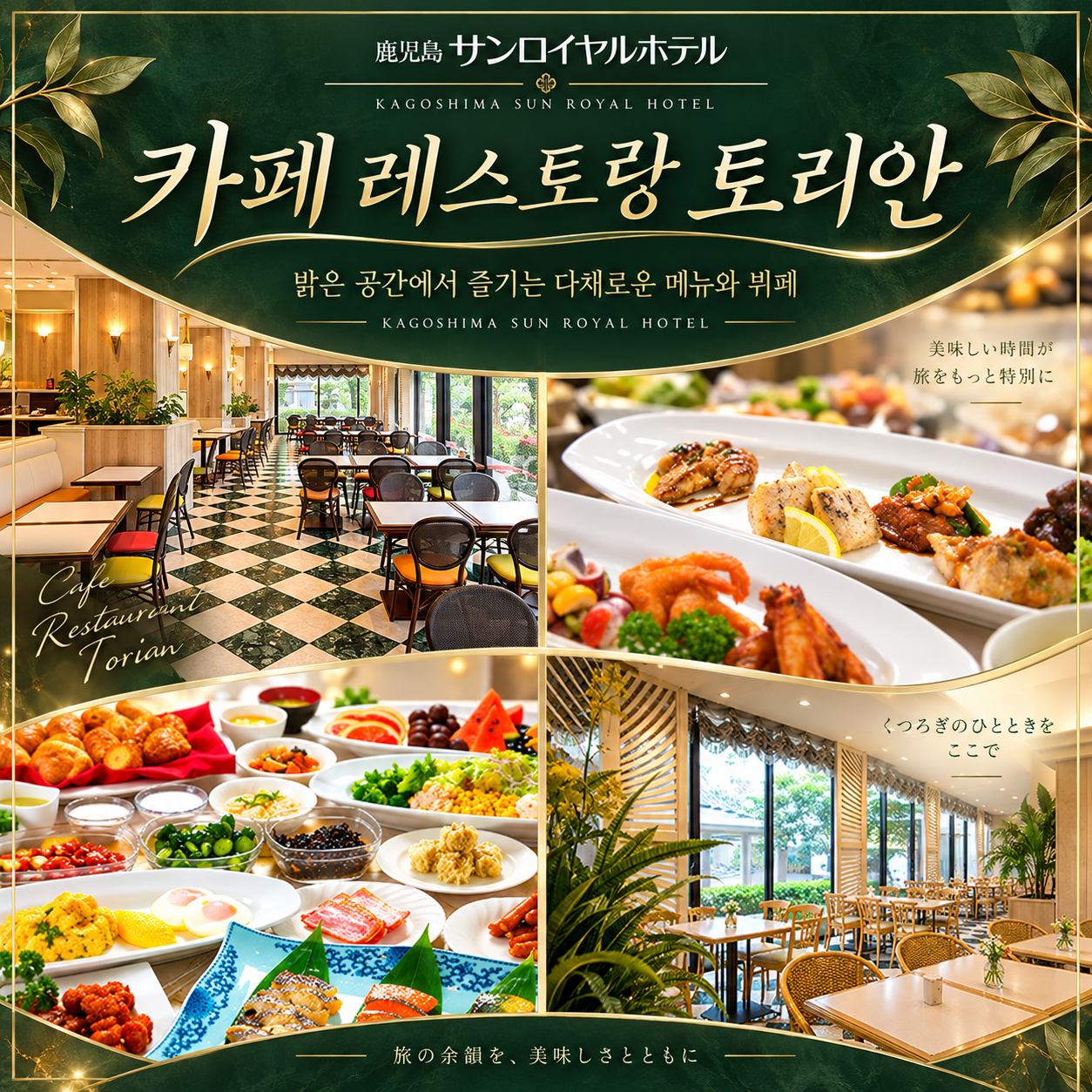⛳️ 가고시마 썬로얄 온천호텔 시티 2색 골프