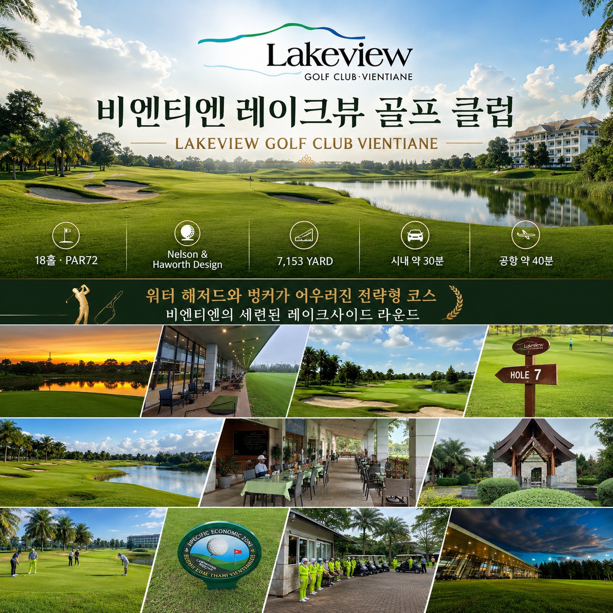 ⛳️ [동계시즌] 라오스 비엔티안 시티호텔 골프