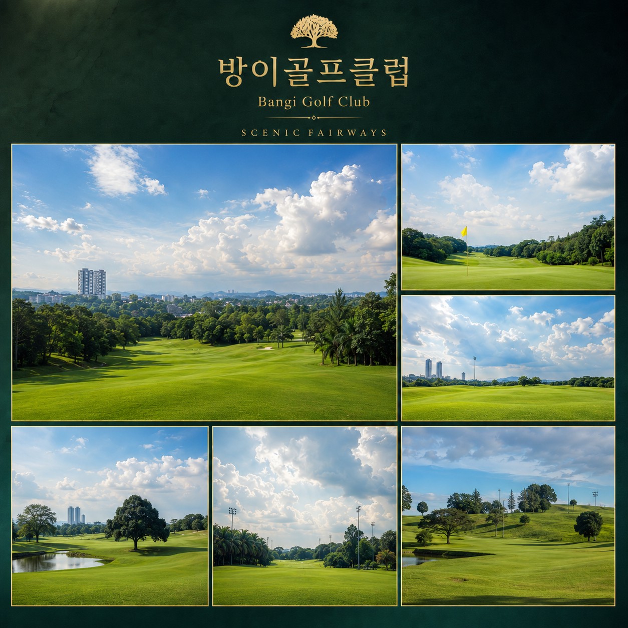 ⛳말레이시아 쿠알라룸푸르 방이 골프
