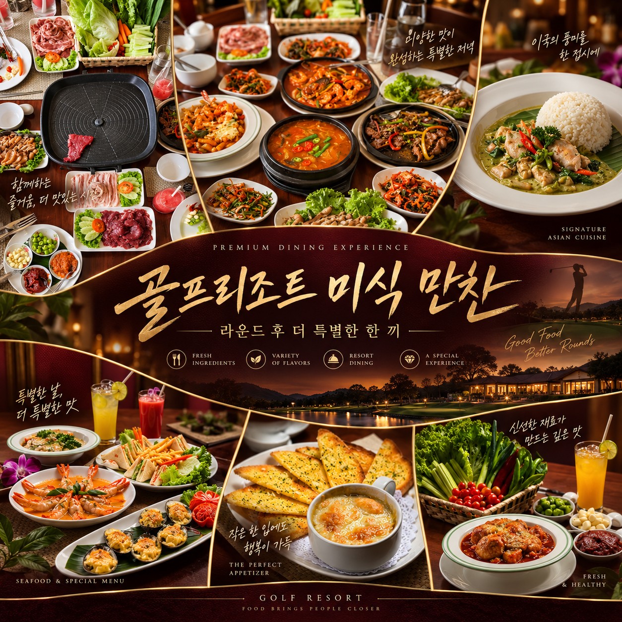 💥태국 치앙마이 가싼 골프 리조트 2색골프