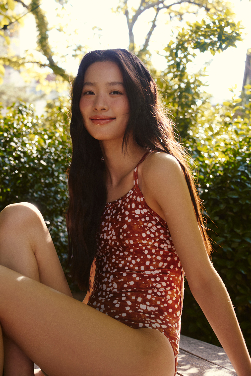 선 체이서 수영복 [츄잉캔디] [싱글백] [세미하이컷]