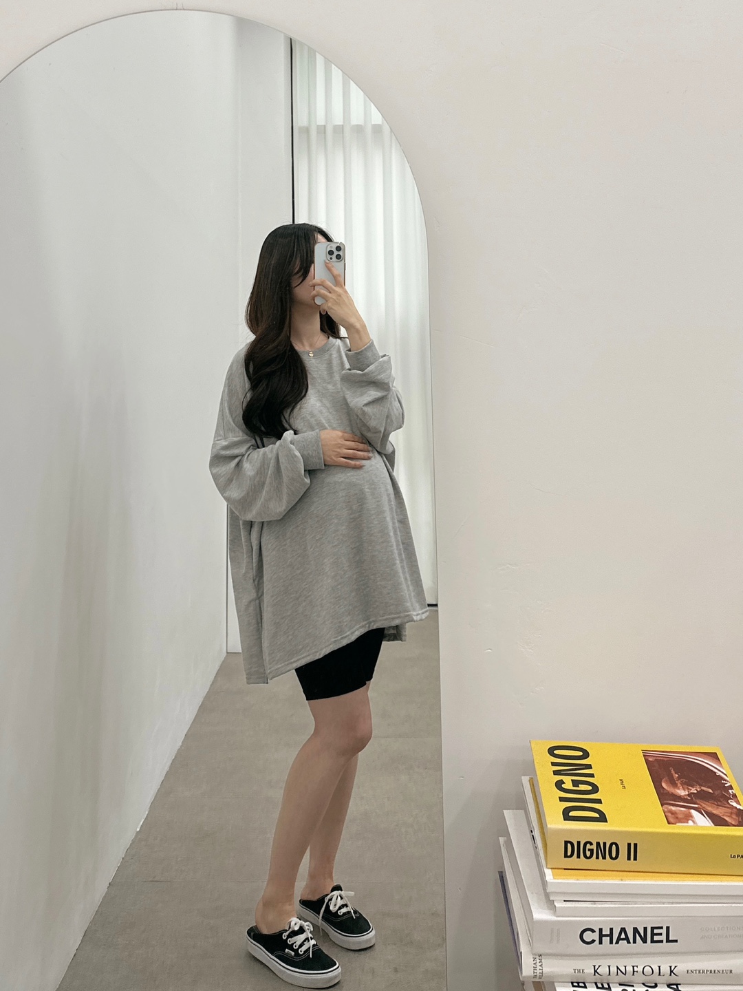 완전박시한코튼T-블랙,화이트,그레이 상세 이미지 26