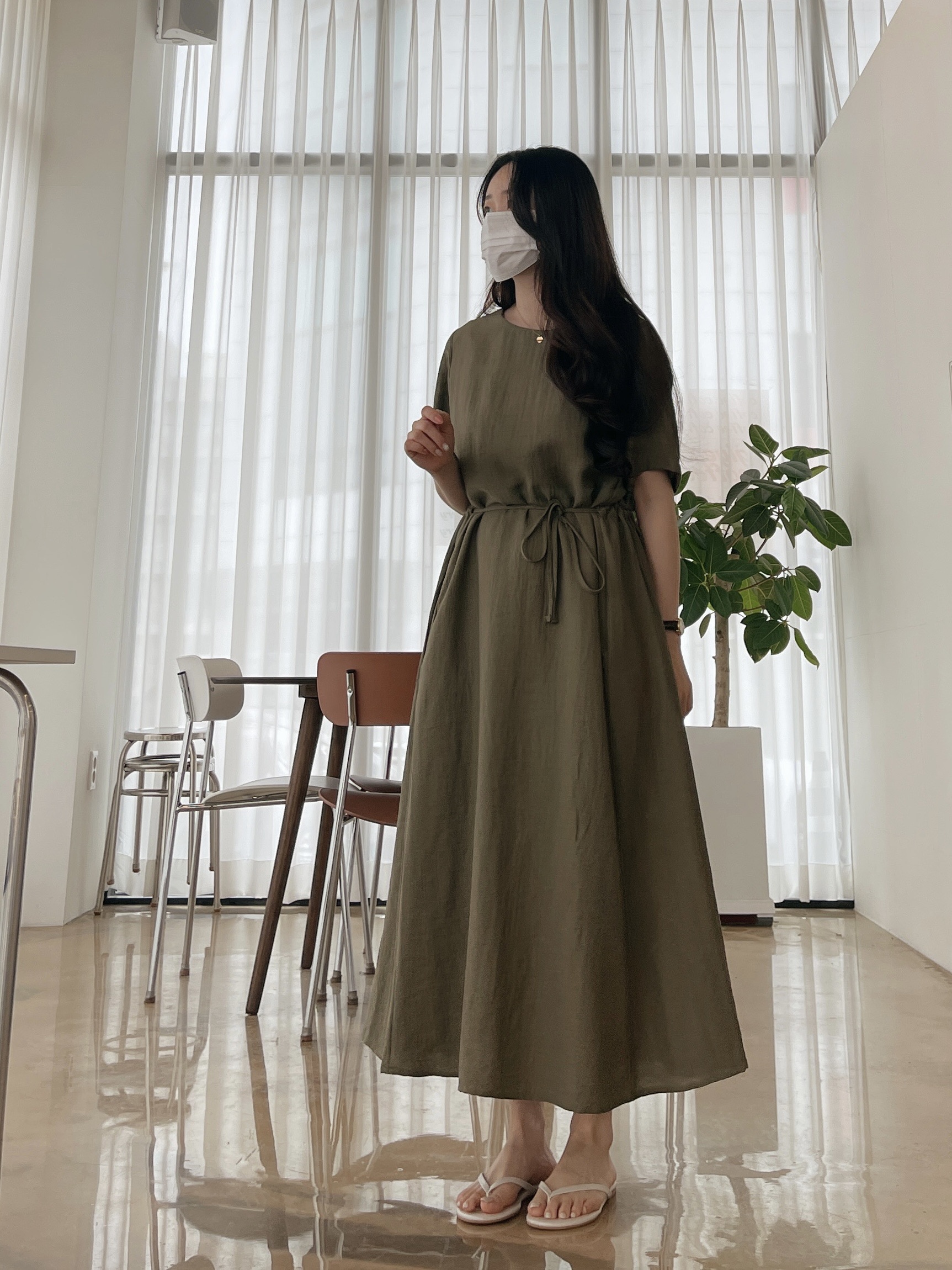 린넨타임원피스-베이지,카키,블랙 상세 이미지 30