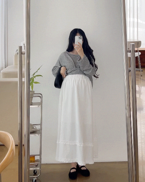 (2사이즈)로니아 프릴sK-2color [안감O]