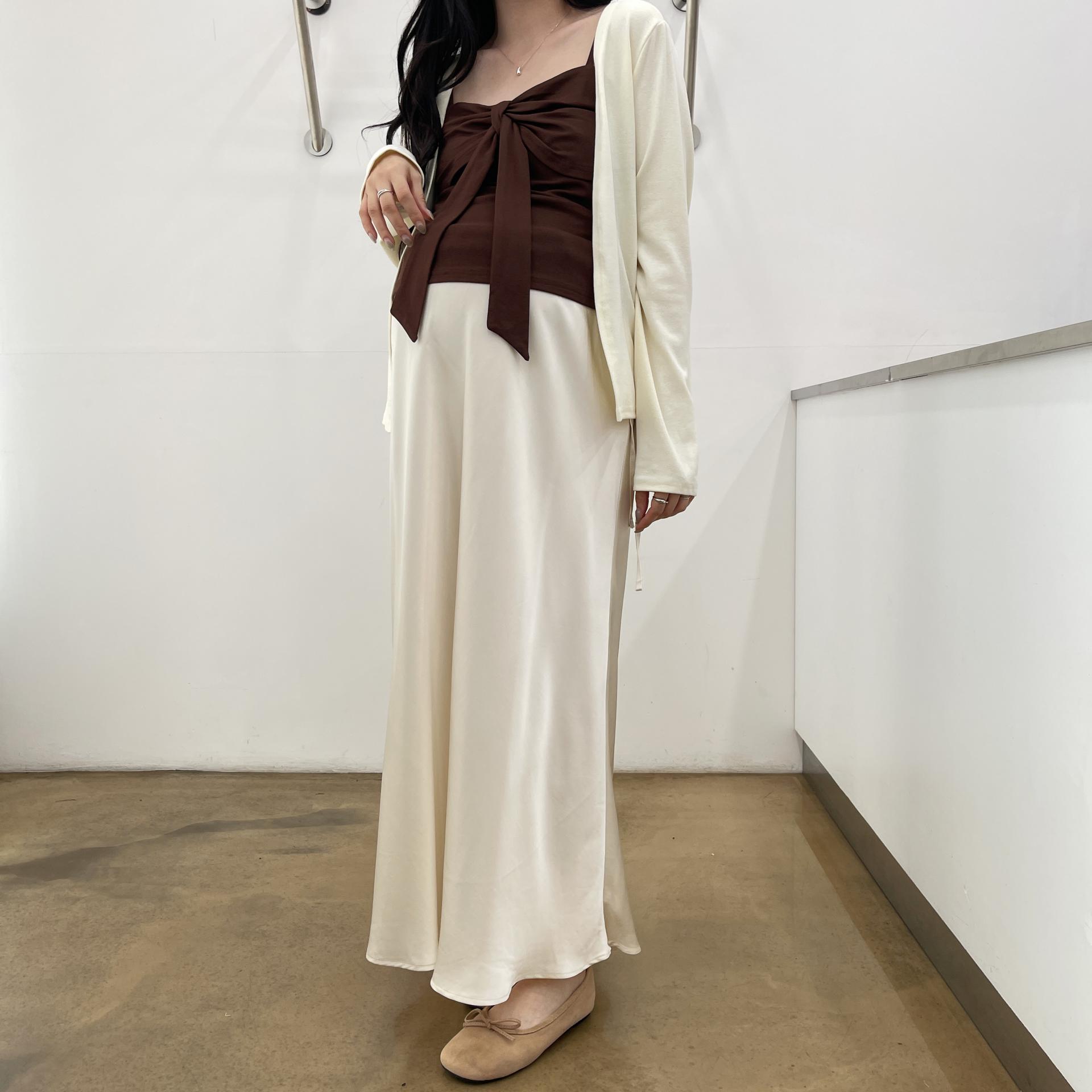 (2사이즈)[set]가디건+리본끈나시-2color