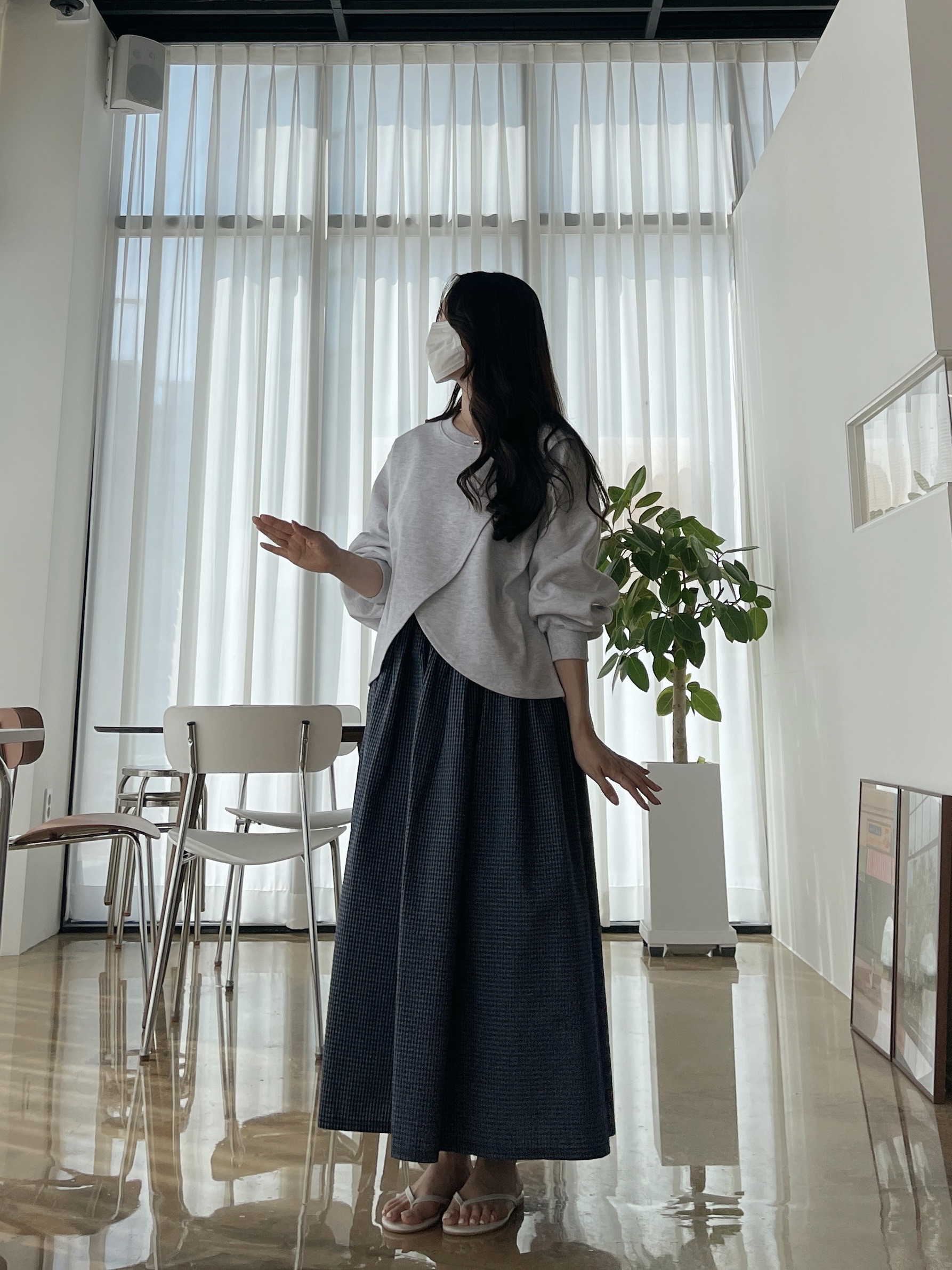 (재진행)오버사선랩맨투맨-백메란지,블랙,보라 상세 이미지 43