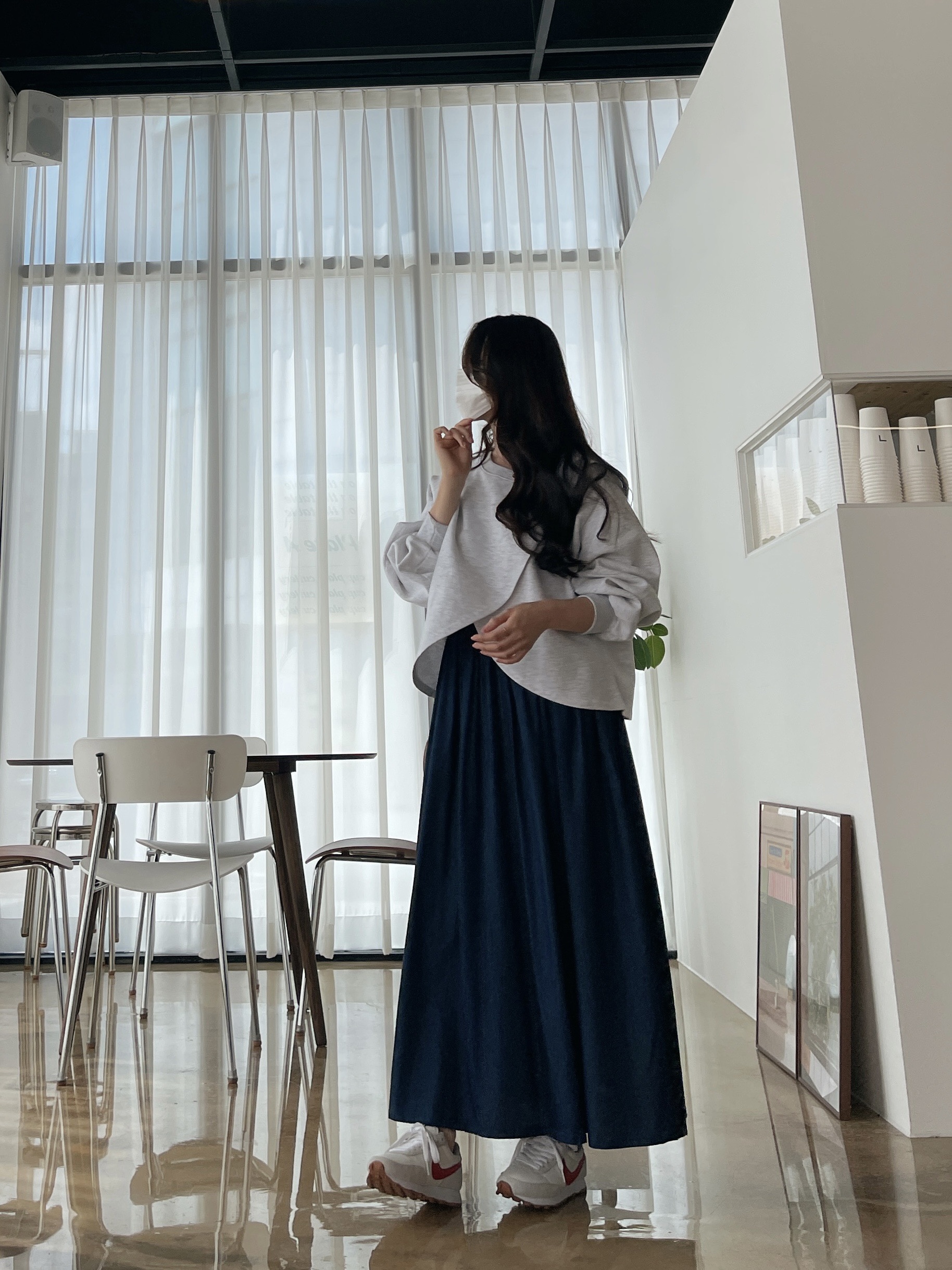 (재진행)오버사선랩맨투맨-백메란지,블랙,보라 상세 이미지 27