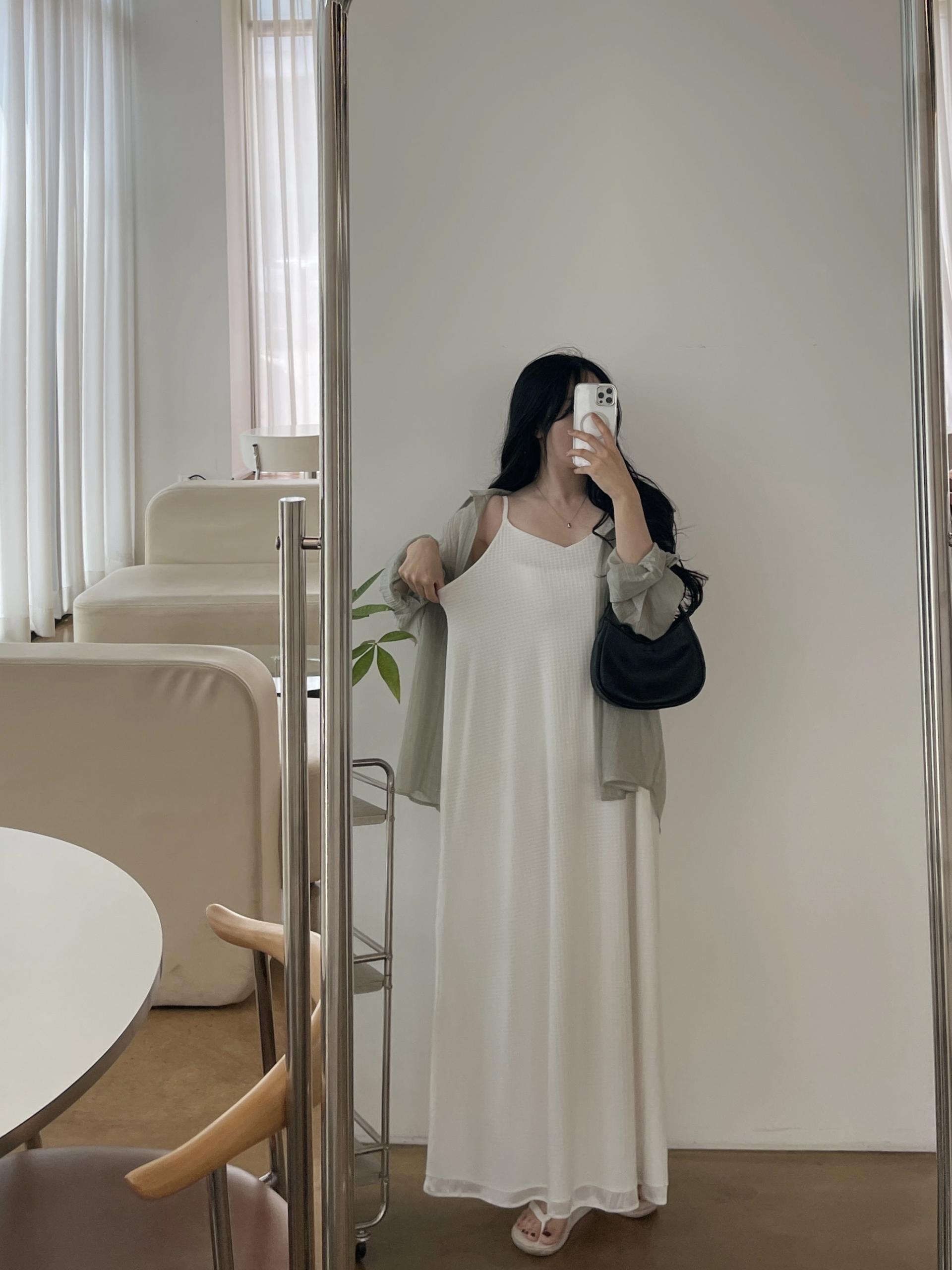 (2사이즈)롱 버블원피스-2color [안감O]