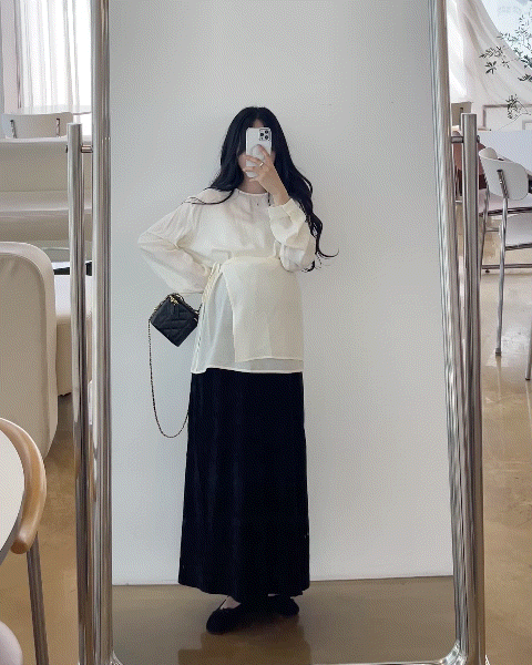 (2사이즈)실키 하프랩BL-2color