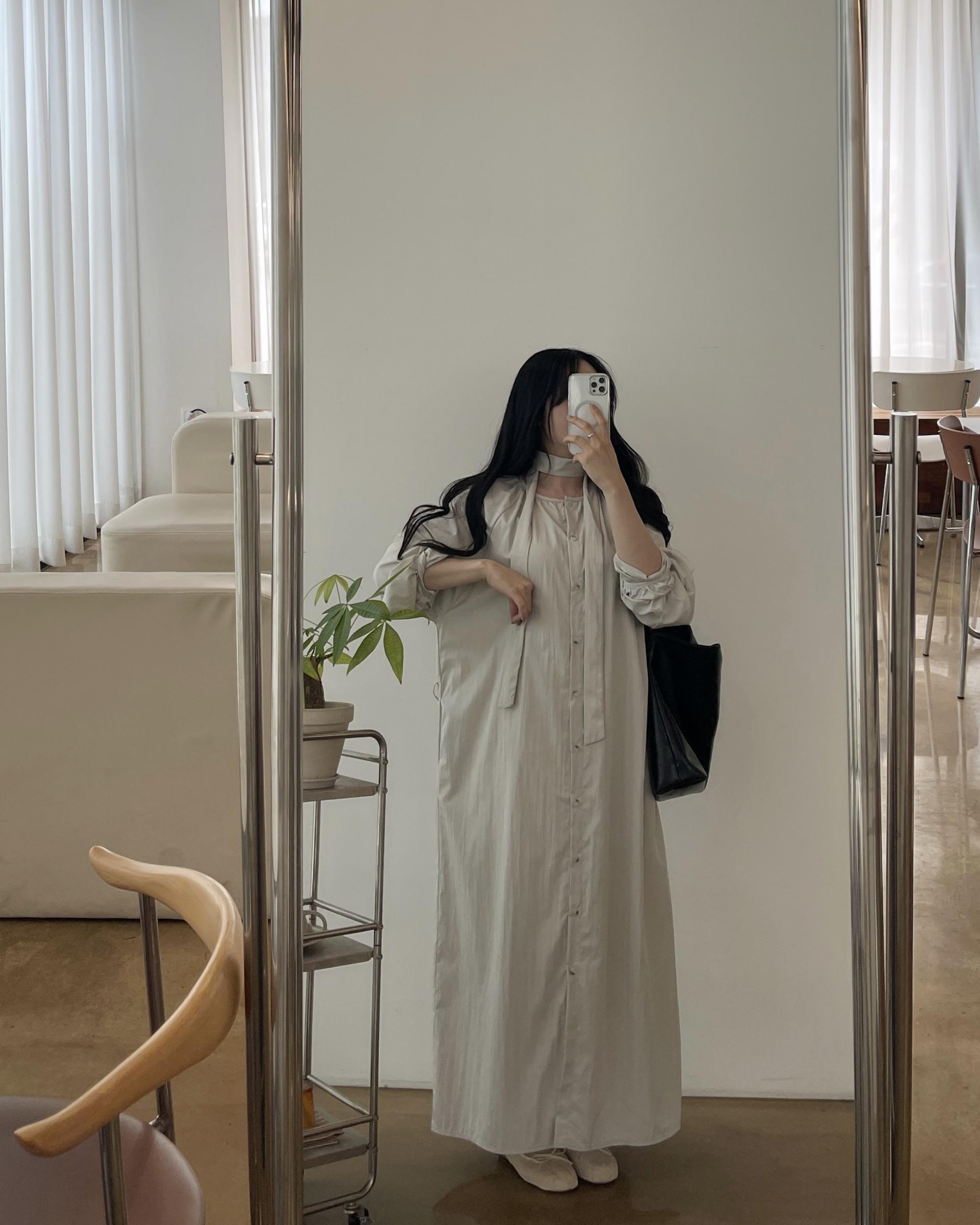 마레트 셔츠원피스-2color (+끈)