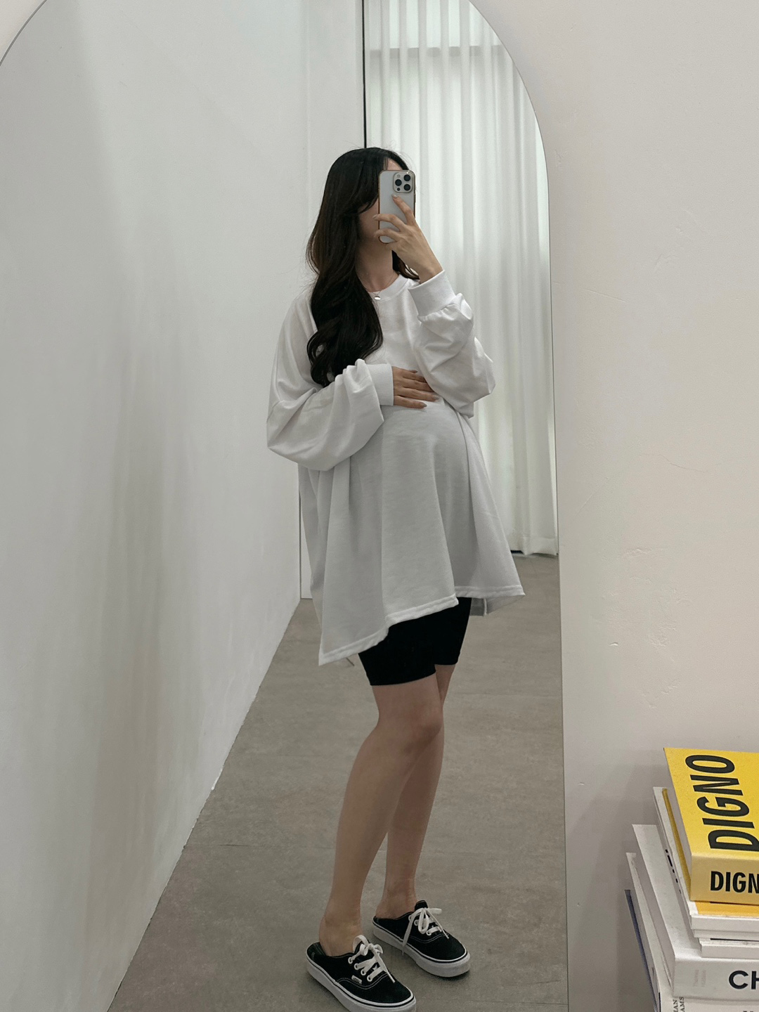 완전박시한코튼T-블랙,화이트,그레이 상세 이미지 17