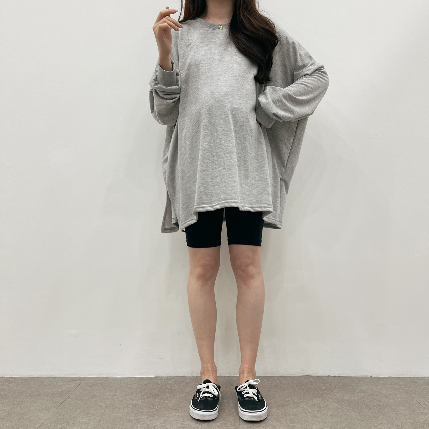 완전박시한코튼T-블랙,화이트,그레이 상세 이미지 21