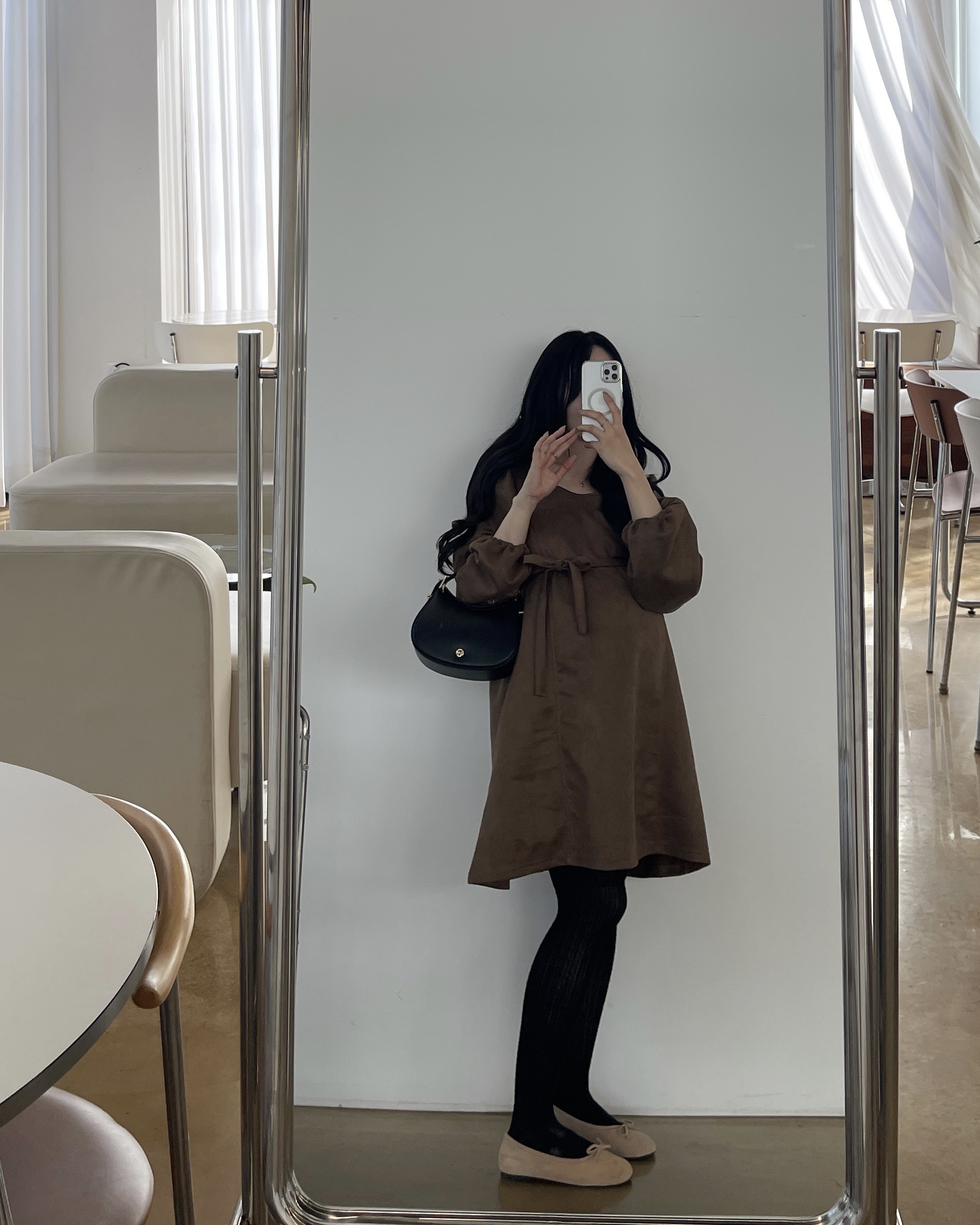 스웨이드미니원피스-2color