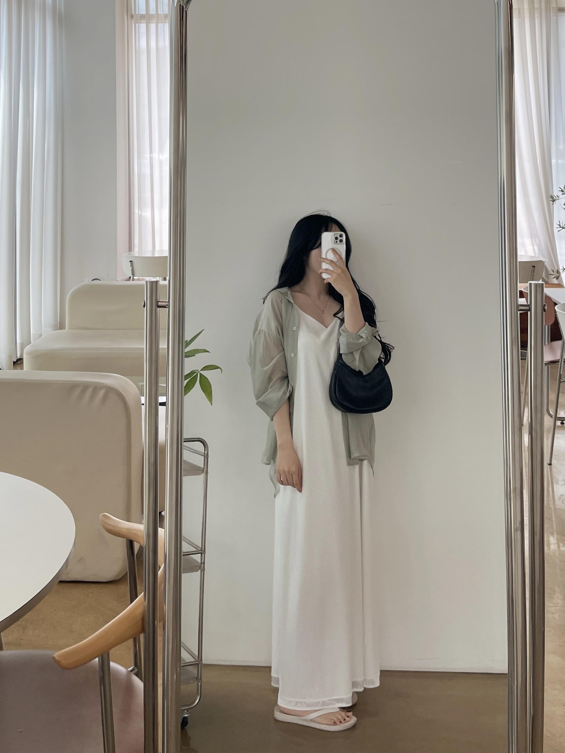 (2사이즈)롱 버블원피스-2color [안감O]