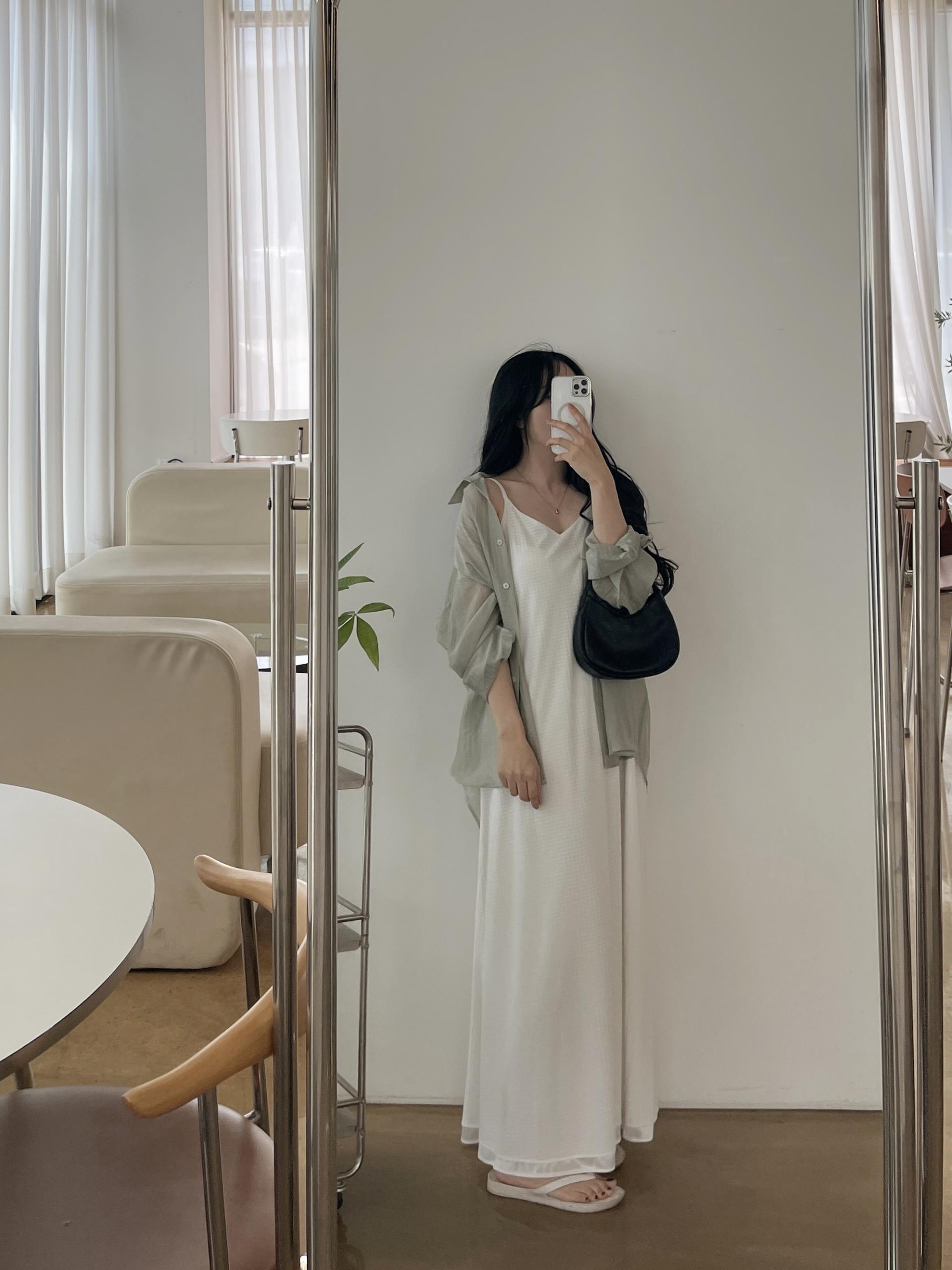(살안타템)블러 썸머 오버핏셔츠-4color [텐셀80]