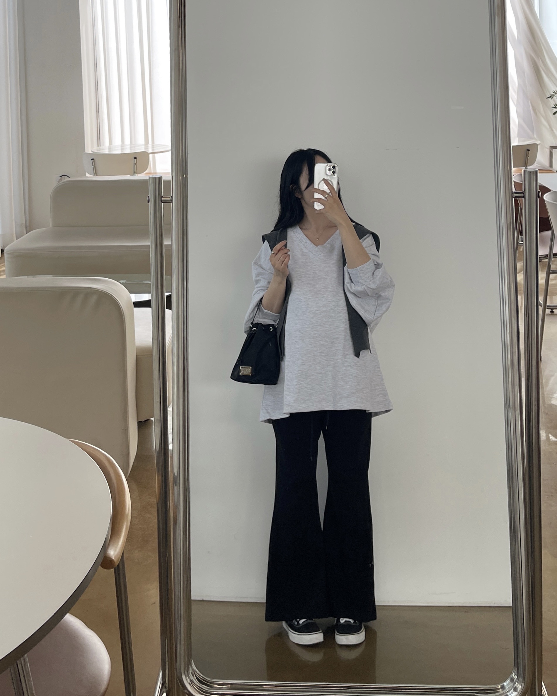 (쭈리)A라인오버맨투맨-2color