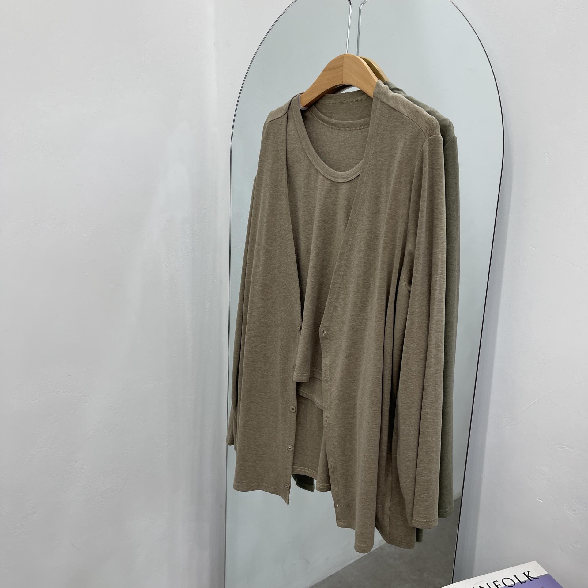 [2사이즈] (내추럴3종SET)가디건+나시+PT - 2color