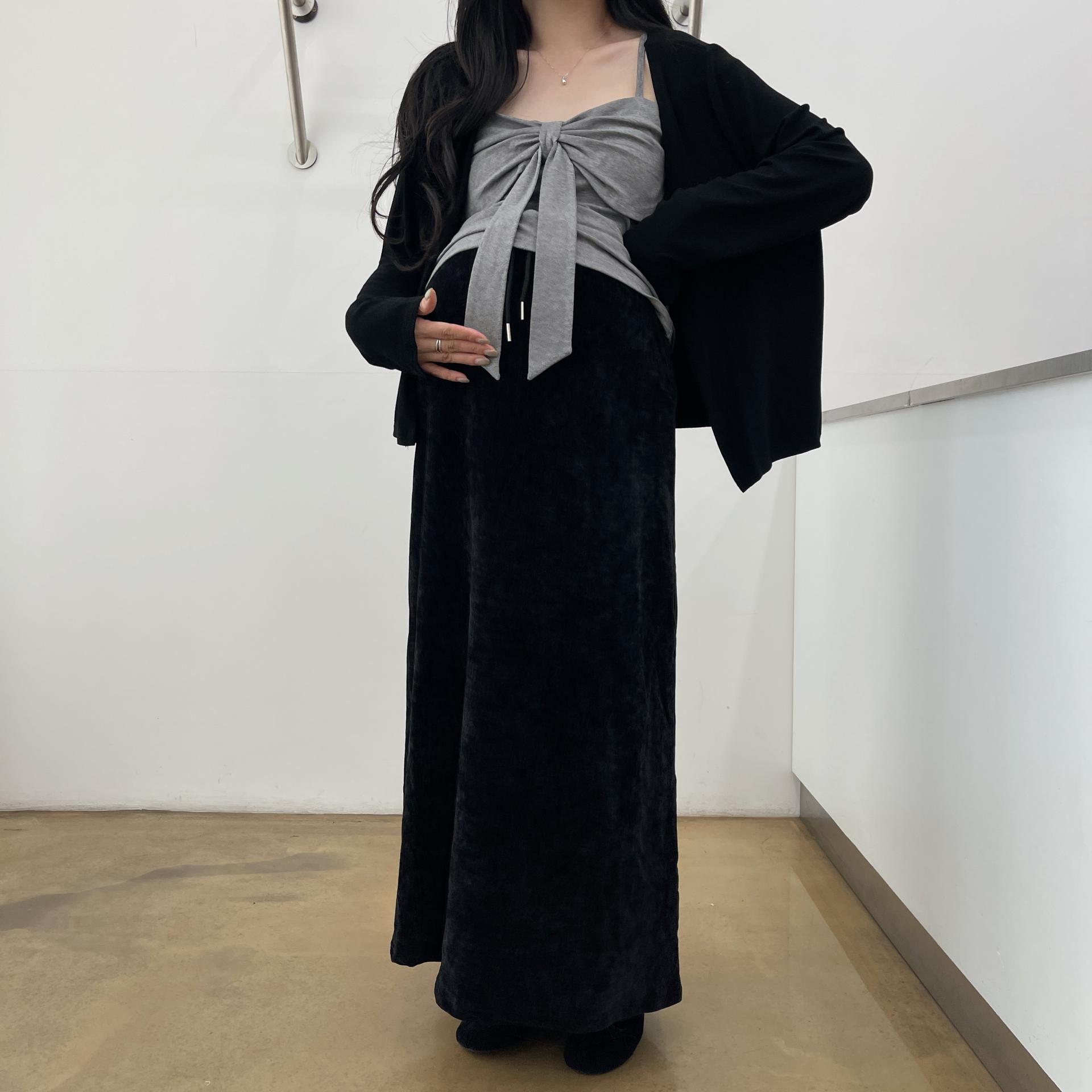 (2사이즈)[set]가디건+리본끈나시-2color