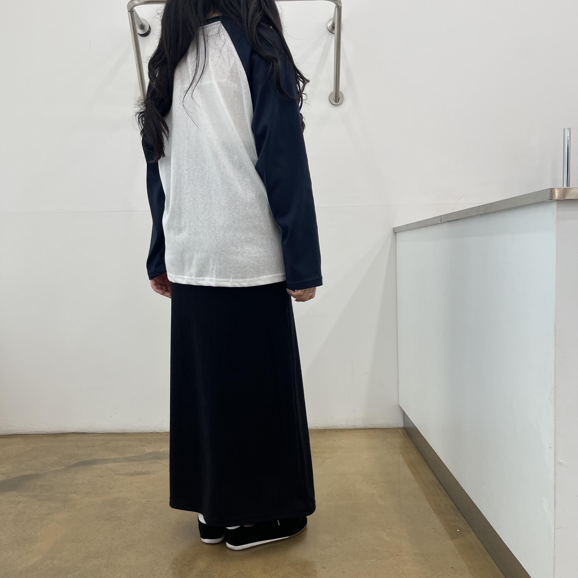 나그랑배색단추T-3color