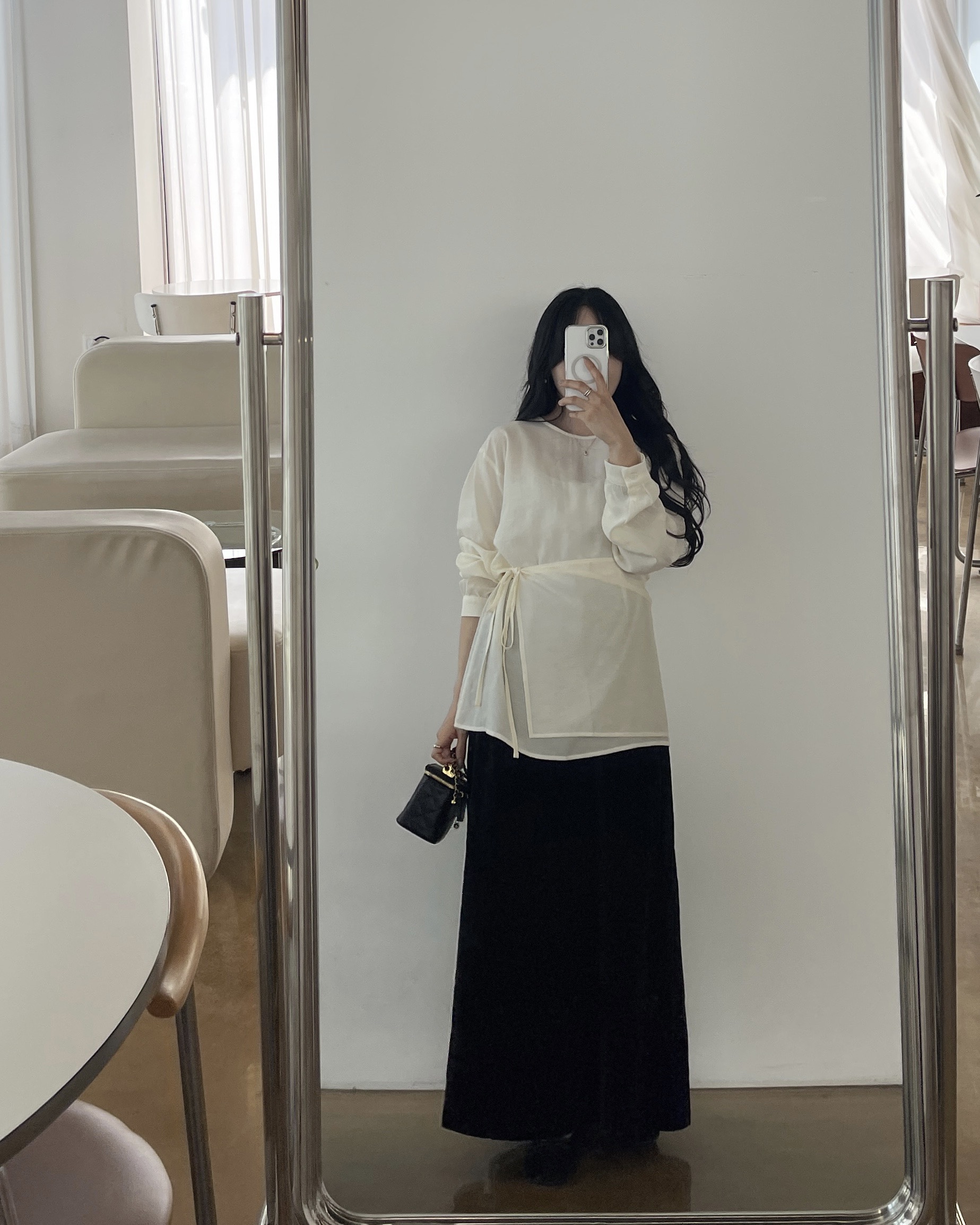 (2사이즈)실키 하프랩BL-2color